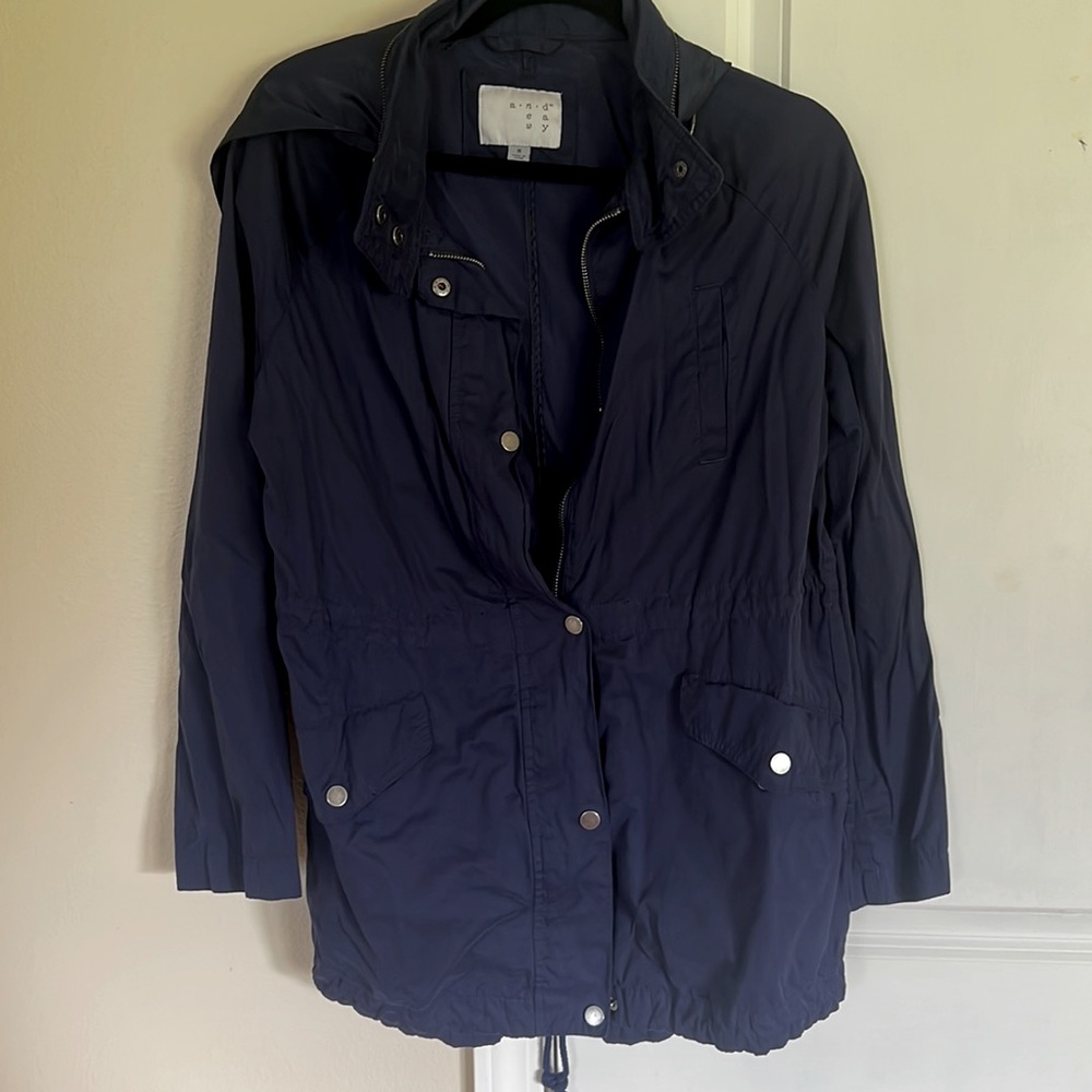 Navy anorak jacket